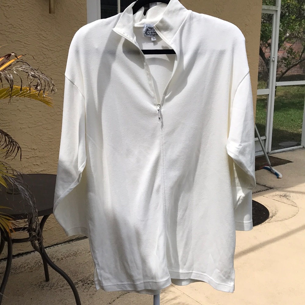 Extremely Comfortable Villager Zip Up Cardigan - image 1